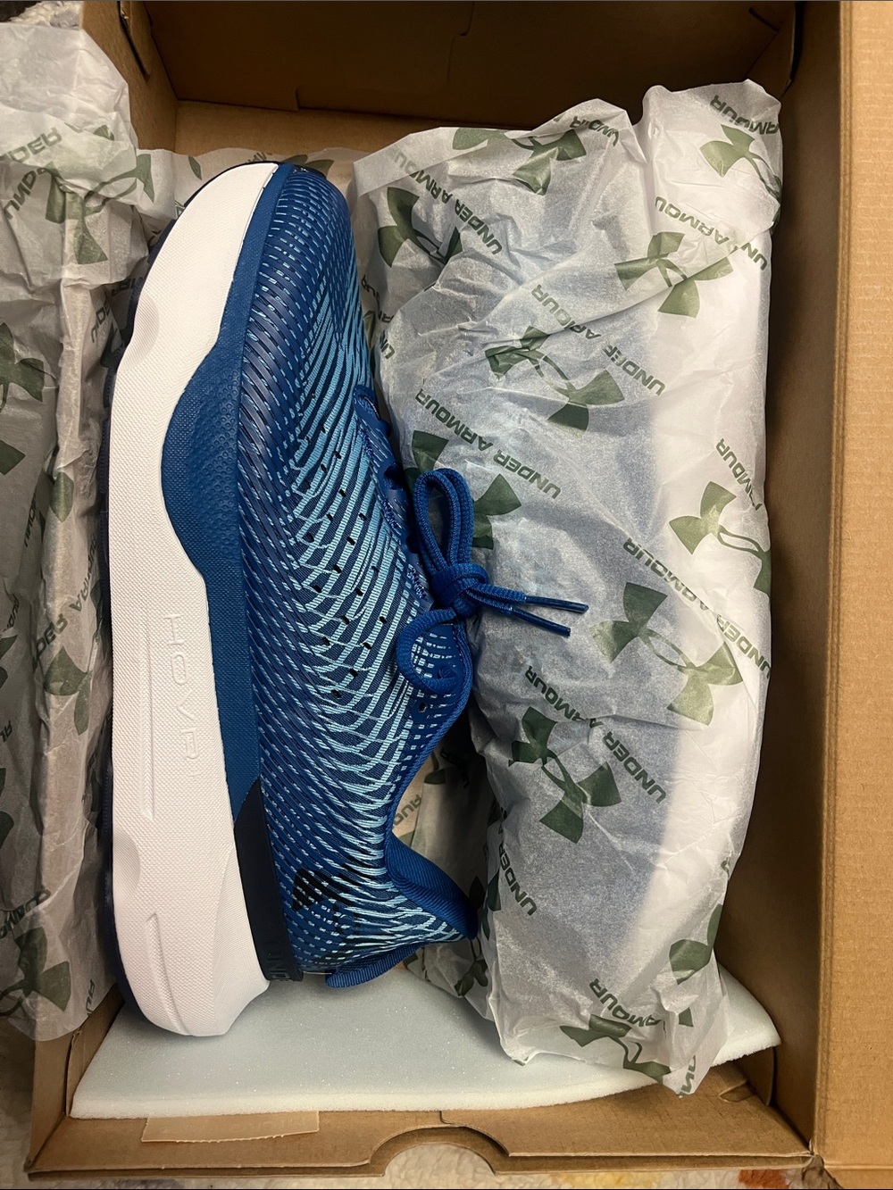 Under Armour infinite pro Blue & White Men's Running Shoe